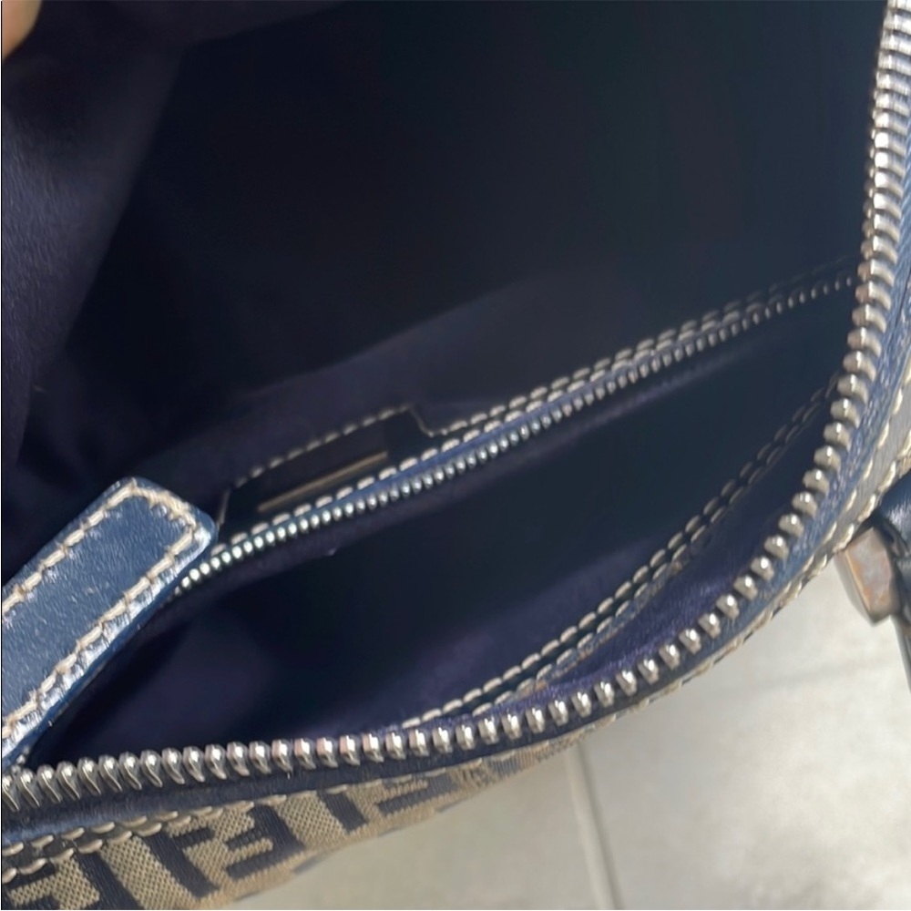 ✨FENDI✨Monogram Logo Small Boston Bag - Picture 7 of 8